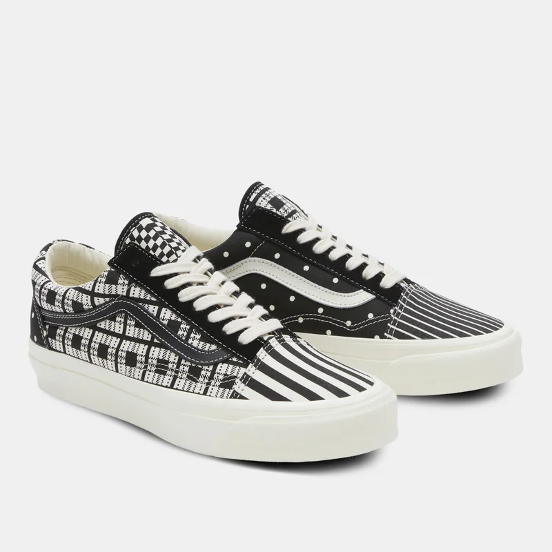 VANS Black Old Skool 36 LX Pattern Clash Unisex Shoes  | Best Price UAE
