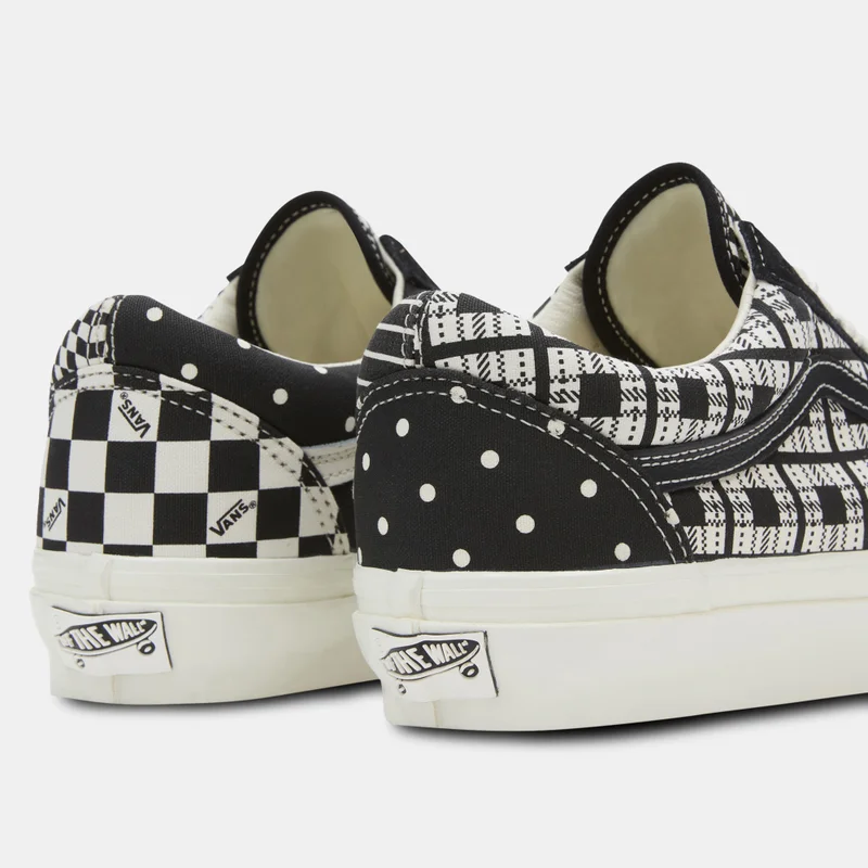 VANS Black Old Skool 36 LX Pattern Clash Unisex Shoes  | Best Price UAE