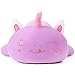 SNOWOLF Unicorn Plush Pillow Cute and Soft Unicorn Cat Stuffed Animal Kawaii Plushie Toy Hugging Pillow Great Gift for Kids and Adult 20Purple - Image 4
