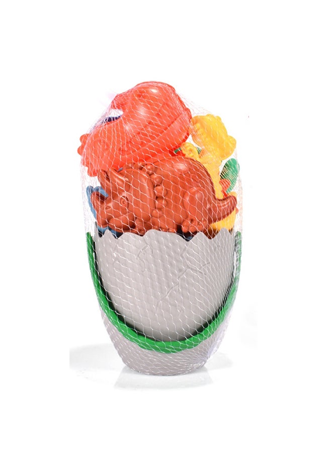 MONDO Beach Dinosaur Bucket Egg Set 7 Pieces  - Image 2