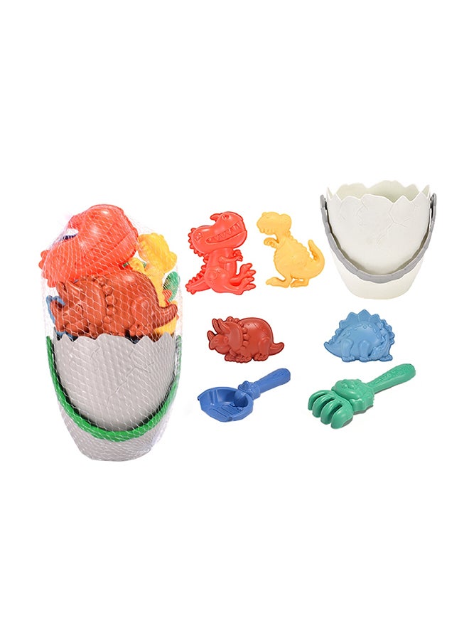 MONDO Beach Dinosaur Bucket Egg Set 7 Pieces  - Image 1