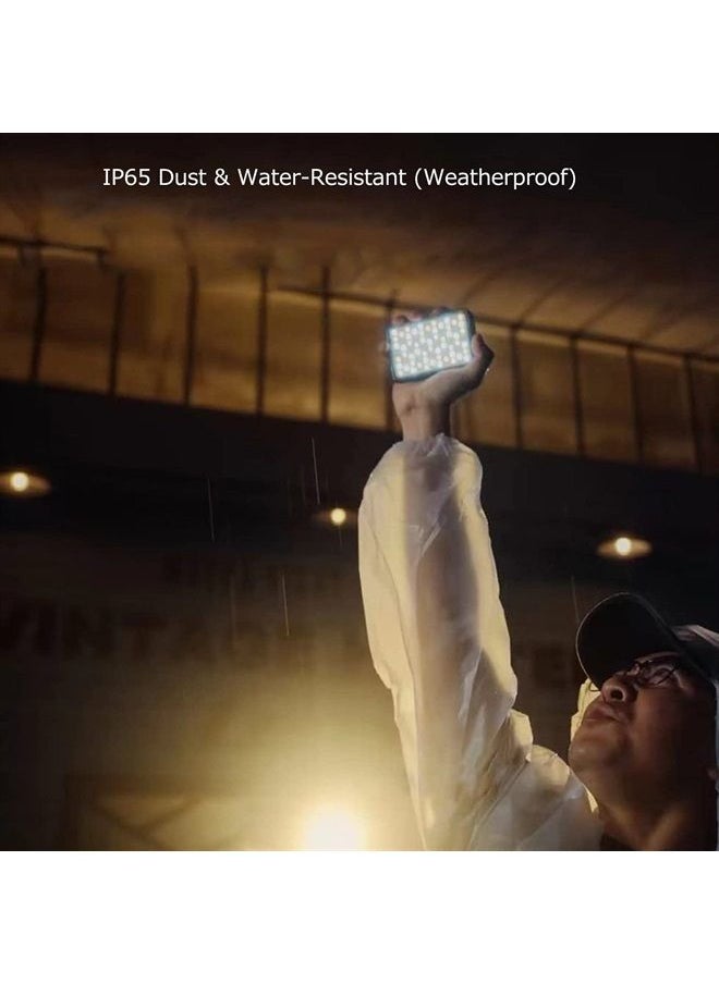 Aputure - MC Pro RGBWW LED On Camera Video Light, Temperature 2000K-10000K Support Magnetic Attraction IP65 Protection 15 Built-in Light Effects and App Control - Image 1