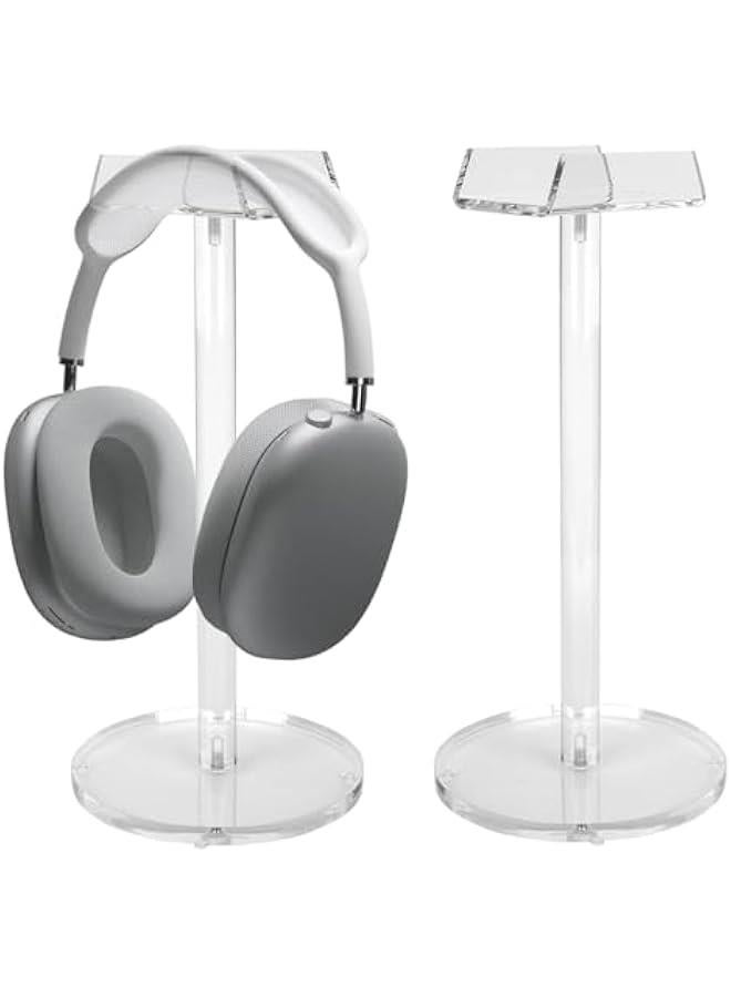 Acrylic Headphone Stand Headset Holder, Desktop Headphone Holder, Gaming Headset Accessories, Universal Headphone Holder for Most Music Gaming Headsets 1 Pack(DP015)  - Image 1