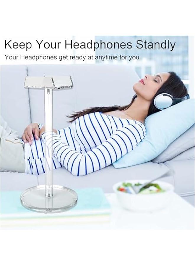 Acrylic Headphone Stand Headset Holder, Desktop Headphone Holder, Gaming Headset Accessories, Universal Headphone Holder for Most Music Gaming Headsets 1 Pack(DP015)  - Image 5