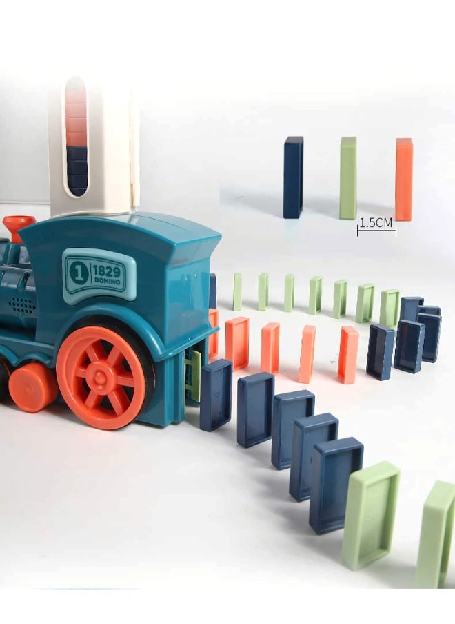 TOY GARDEN Kid's Domino Train Blocks Set- 60 Pieces, 3-8 Year Old  - Image 3