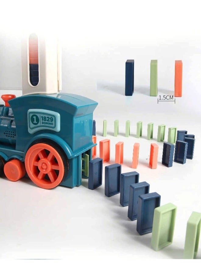 TOY GARDEN Kid's Domino Train Blocks Set- 60 Pieces, 3-8 Year Old - Image 4