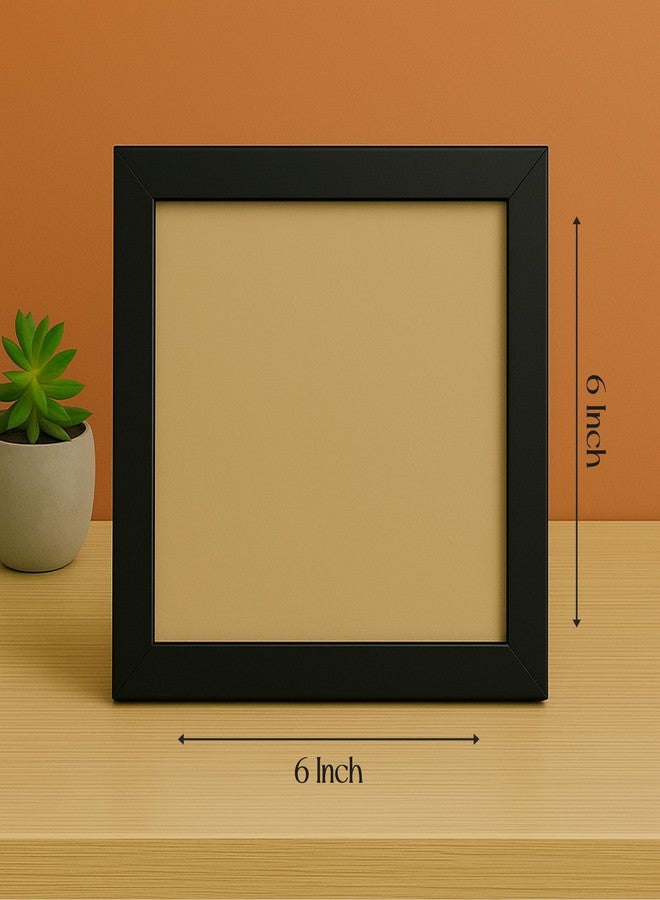 Wall Photo Frame for Living Room – Vintage Car Painting Wall Art | Hanging Theme Posters for Home, Office Decor | Decorative Wall Frames Artwork for Modern Interiors OMF6-20 (6 x 6 Inch) (Black) - Image 3