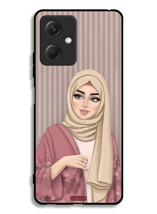 Tolwak Xiaomi Redmi Note 12 Protective Case Cover Hijab Girl Art - Image 2