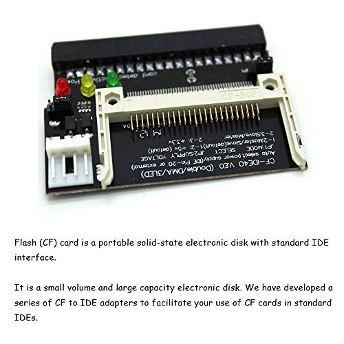 Ximimark 2Pcs Compact Flash CF Card to 3.5 Female 40 Pin IDE Hard Drive Bootable Adapter Converter Module - Image 2