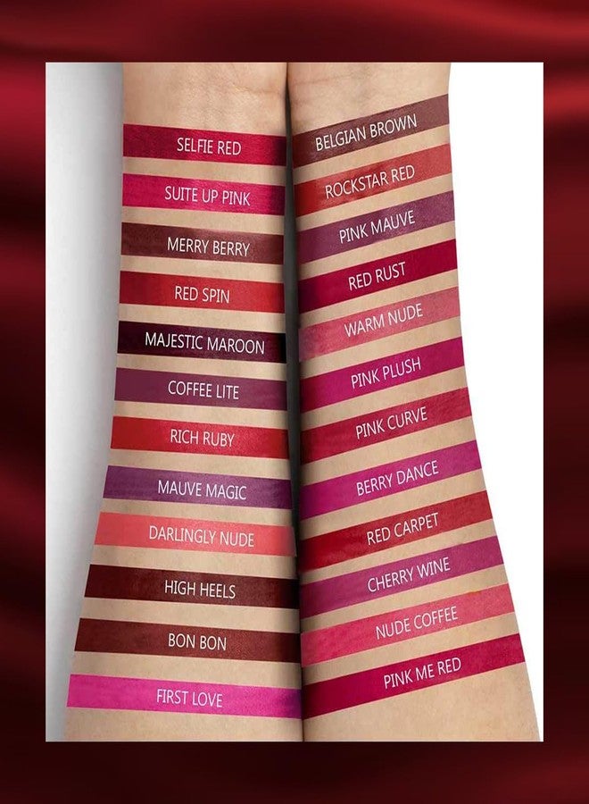 INSIGHT Matte Lipstick | Ultra Creamy | Highly Pigmented Formula | Intense Color Payoff | Fade-Proof Lipstick | FIRST LOVE-4.2g - Image 4