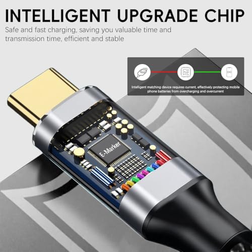 Verilux® USB C Extension Cable 5M/16.4Ft, PD 20W Type C Male to Female Support Fast Charging, Type C Cable Fast Charging Compatible for iPhone 17/17 Pro/17 Pro Max/16/15, MacBook, iPad - Image 4