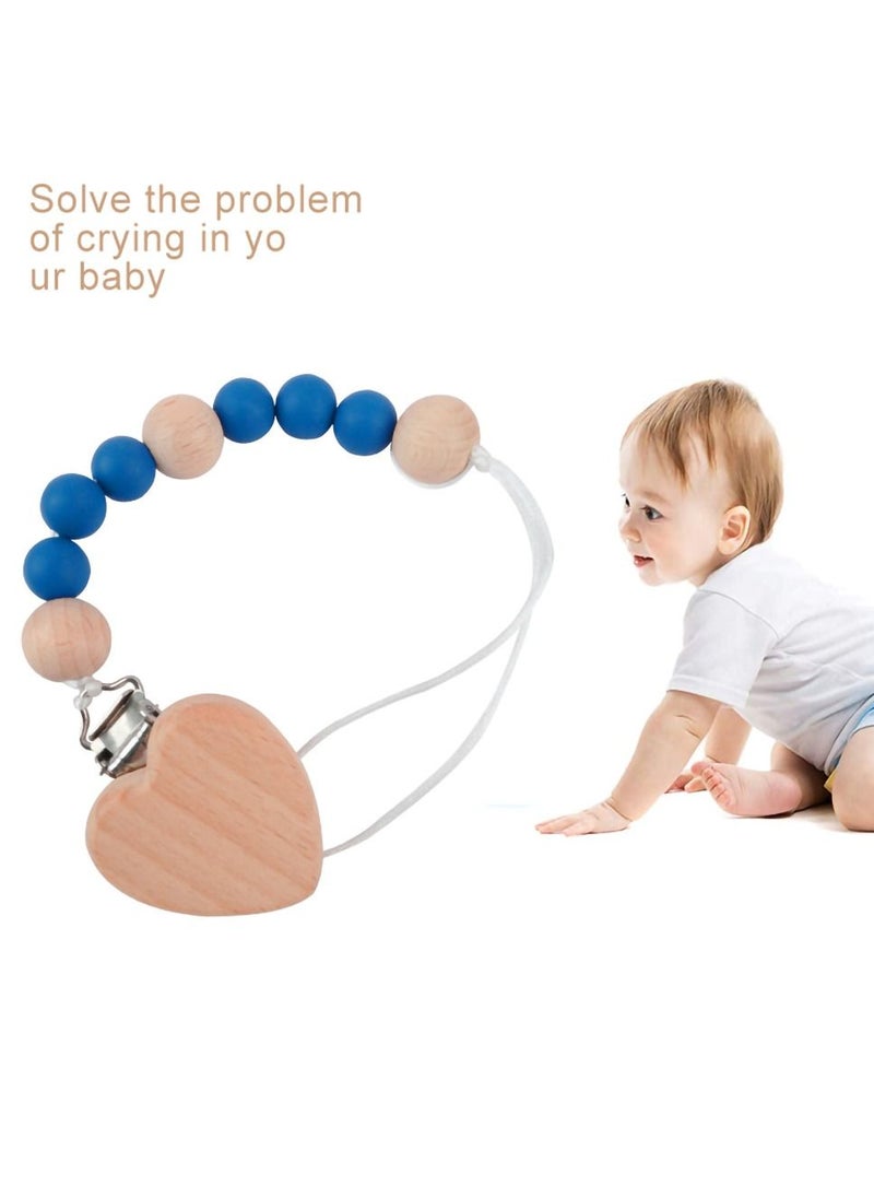 MissTiara 7 Pcs Baby Pacifier Clip Pacifier Holder Clip for Baby Boy and Girl Dummy Binky Teething Toy Strap Holder Shower Newborn Gift  - Image 4