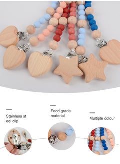 MissTiara 7 Pcs Baby Pacifier Clip Pacifier Holder Clip for Baby Boy and Girl Dummy Binky Teething Toy Strap Holder Shower Newborn Gift  - Image 5