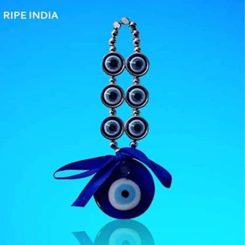 Ripe India® 3 Eyes Evil Wall Hanging for Good Luck and Prosperity Decorative - Image 2