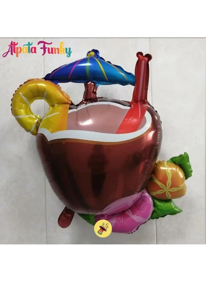 Atpata Funky Pool Party Foil Balloons Combo - Perfect for Poolside Party Celebrations, Birthdays, Wedding Events and Summer Parties - Image 5