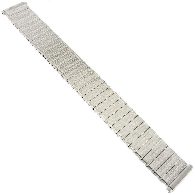 Speidel 16-21MM MEDIUM LENGTH SILVER FLEX STRETCH EXPANSION WATCH BAND STRAP 5.8 INCHES LONG - Image 3
