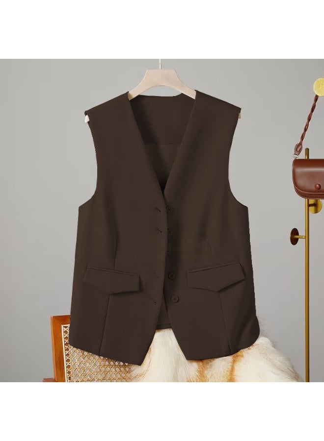 Shougu New Fashionable Casual Women's Suit Vest - Image 1