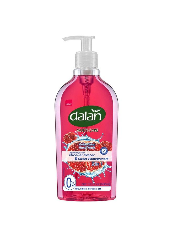 Dalan Sweet Pomegranate Multicare Ultra Moisturizing Liquid Hand Soap For Normal And Dry Hands Fresh Clean And Soft Feeling (13.5 Fl Oz / 400 Ml (Pack Of 3)) - Image 4