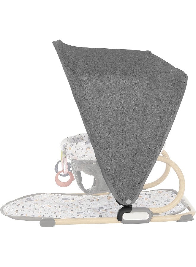 Dream On Me Snug N' Play Canopy, Grey - Image 2