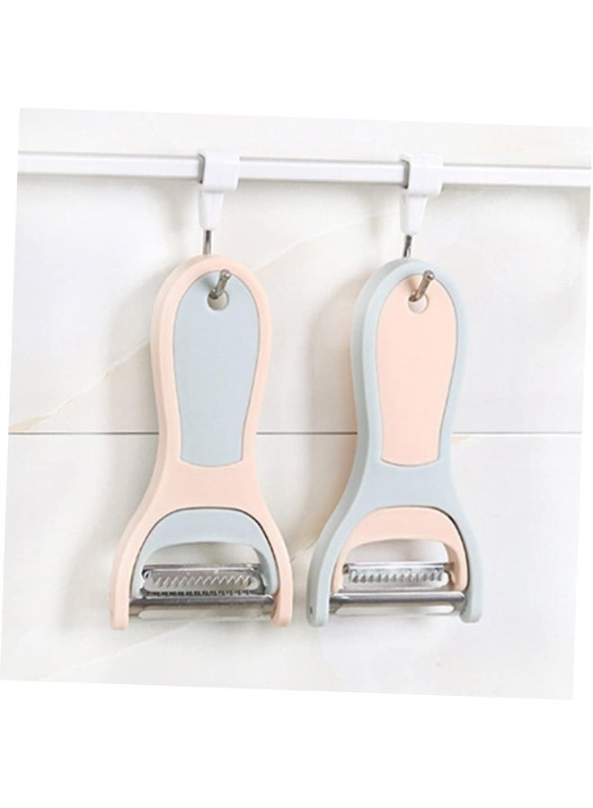 2-in-1 Multifunction Stainless Steel Peeler – Potato & Fruit Peeler with Scraper - Image 4