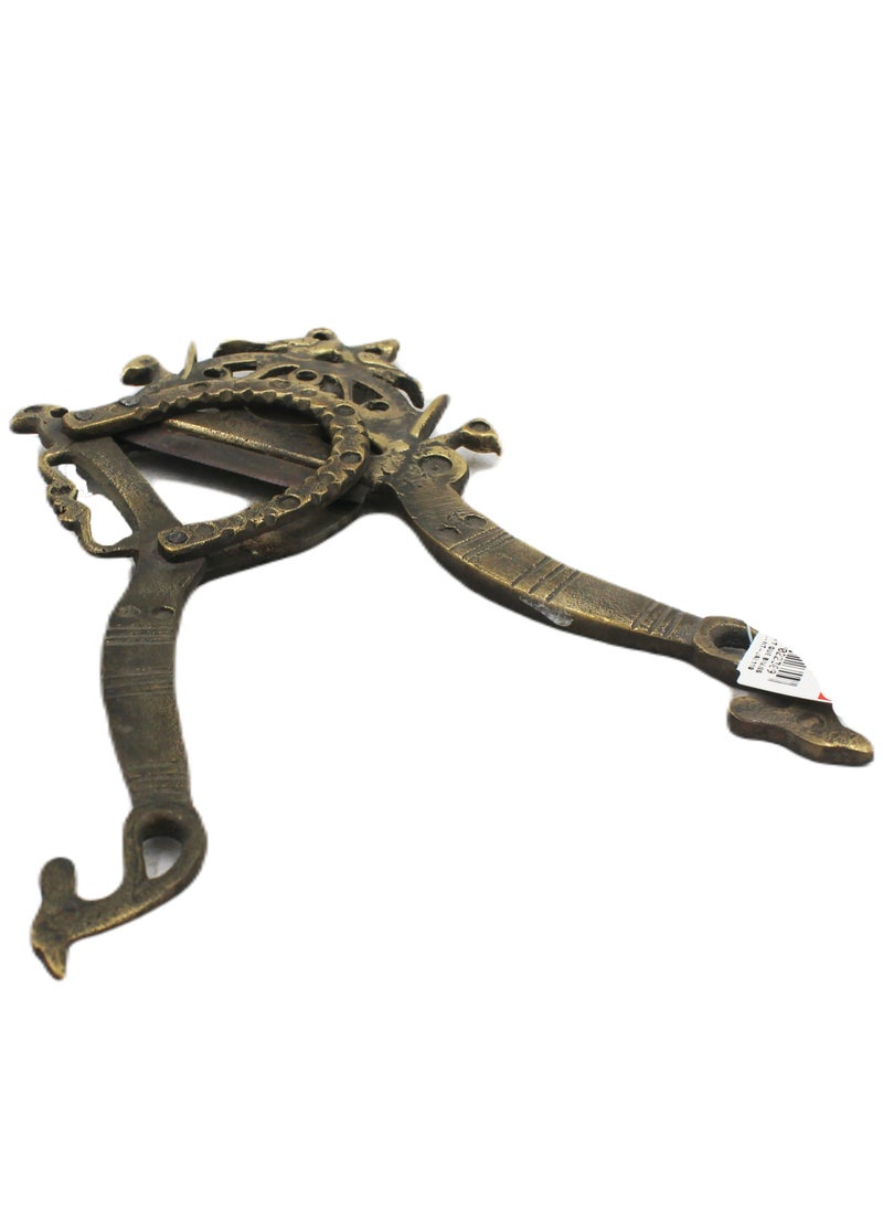 Antique Museum Handmade Antique Brass Nut Cutter  - Image 2