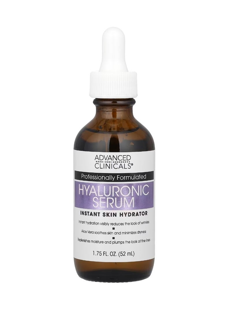 Advanced Clinicals Hyaluronic Serum 1.75 fl oz (52 ml) - Image 1