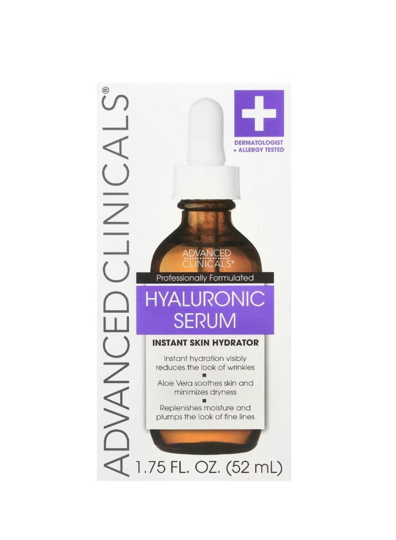 Advanced Clinicals Hyaluronic Serum 1.75 fl oz (52 ml) - Image 2