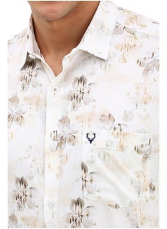 ألين سولي قميص ألين سولي للرجال بقصّة Slim Fit (ASSFQSPPW80720_White)  - Image 4