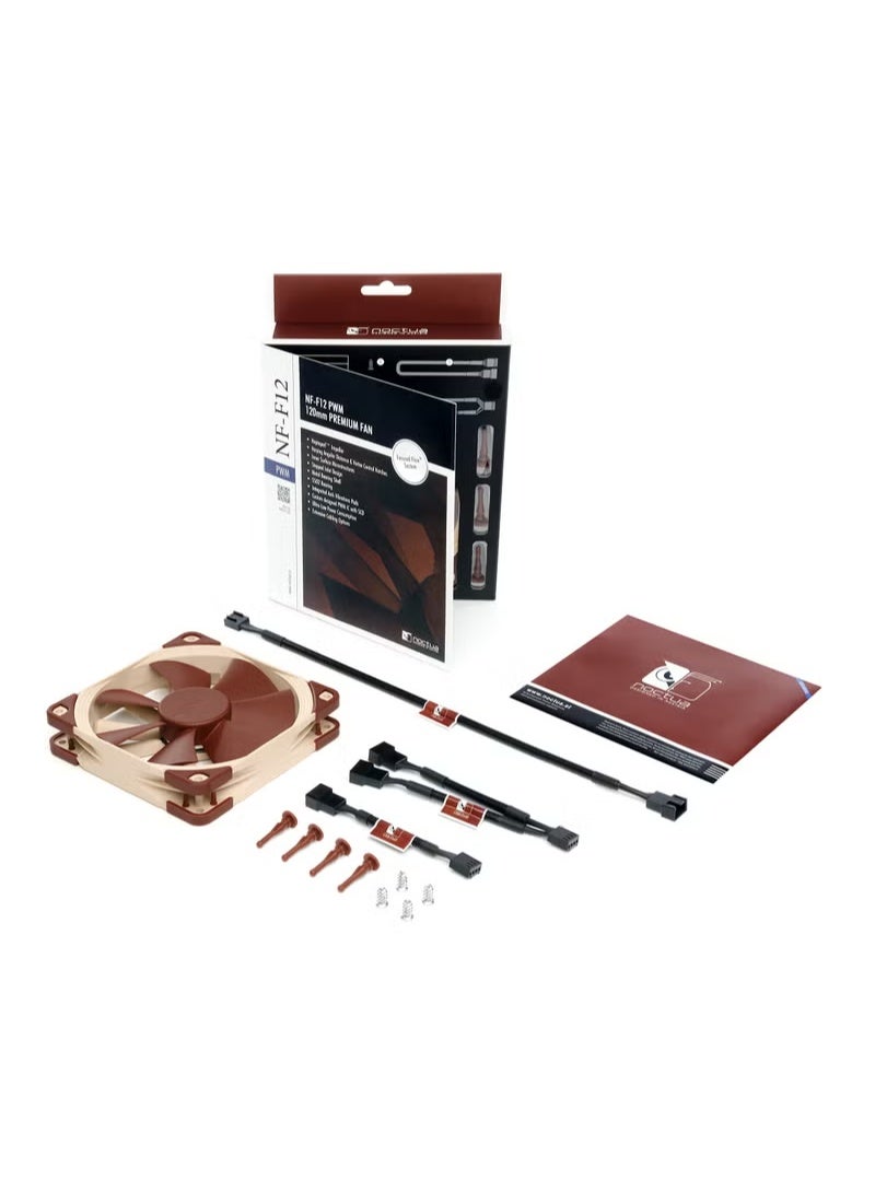نوكتوا مروحة تبريد عالية الجودة Noctua NF-F12 PWM – مقاس 120 مم - Image 4