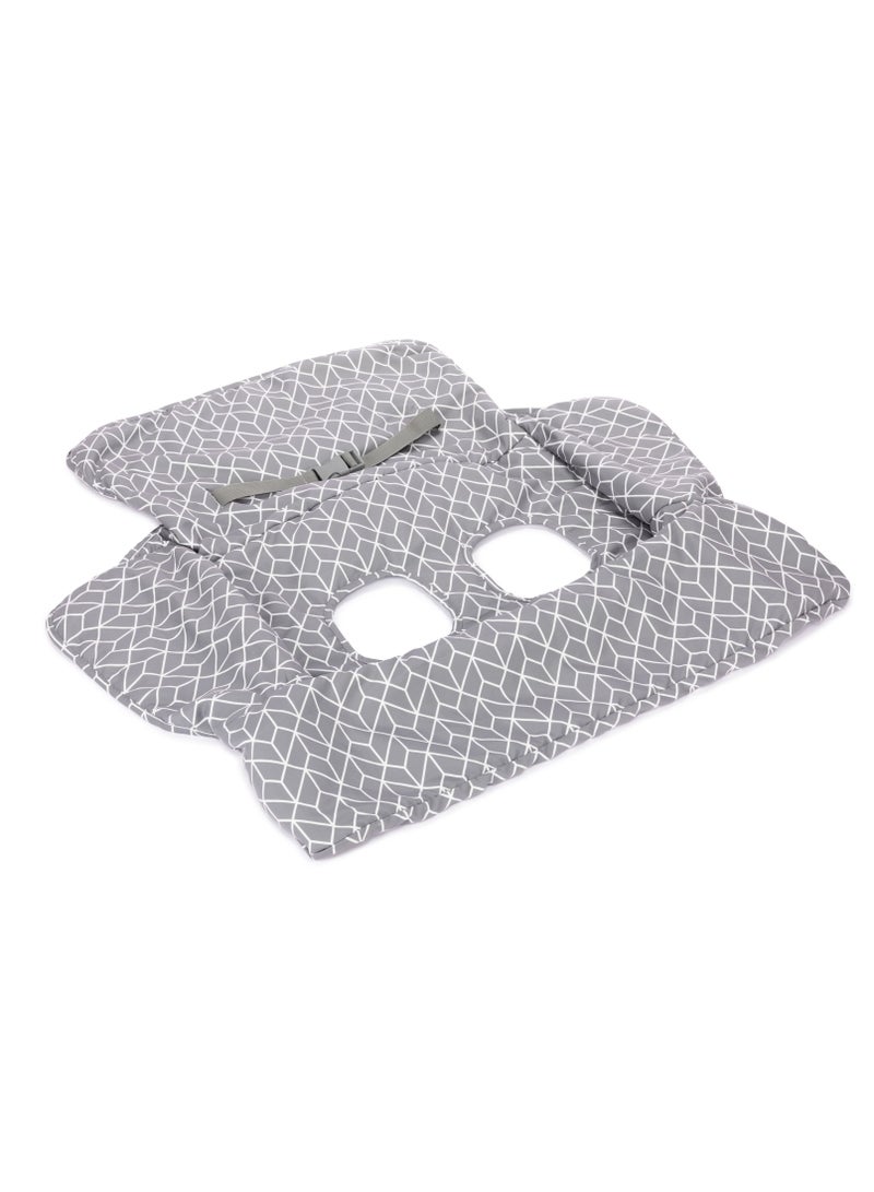 Diono Cart Liner Shop n. Go - Shopping Cart And High Chair Cover For Infant - Toddler - Grey - Image 1
