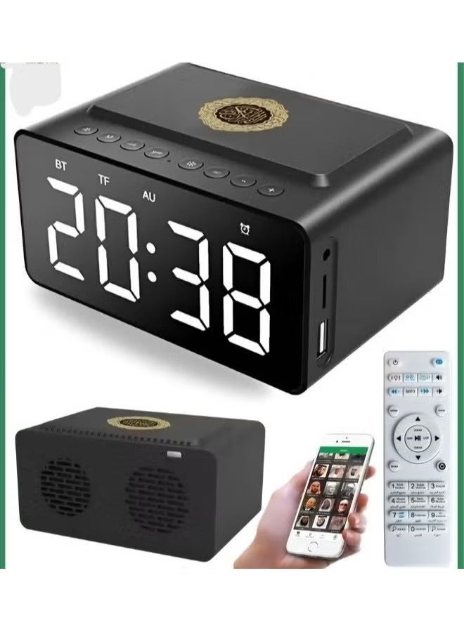 ACLIX Digital Azan Clock Quran Speaker, AZAN MP3 Player Remote and APP Control Portable Bluetooth Quran Speaker Muslim Prayer Azan Speaker, Eid hajj Gift for Parents - Image 5