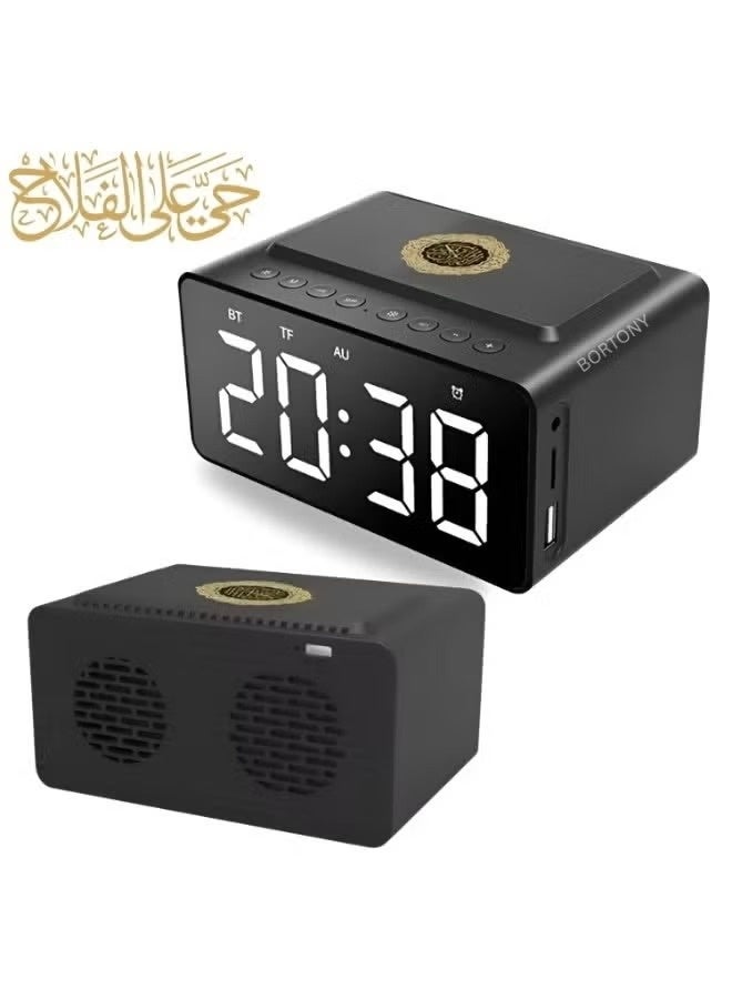 ACLIX Digital Azan Clock Quran Speaker, AZAN MP3 Player Remote and APP Control Portable Bluetooth Quran Speaker Muslim Prayer Azan Speaker, Eid hajj Gift for Parents - Image 1