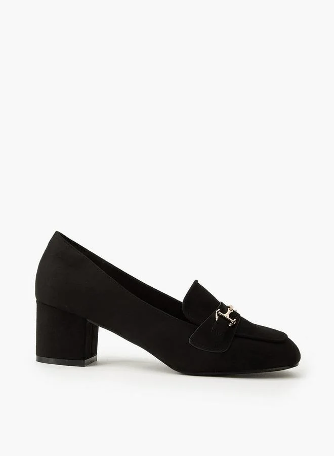 Celeste BLACK Women Slip On Block Heels for Women | Best Price UAE
