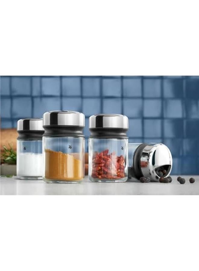 WMF Spice Shaker 4 Pc. Glass Spice Storage Sets. Airtight. Spice Jars. - Image 3