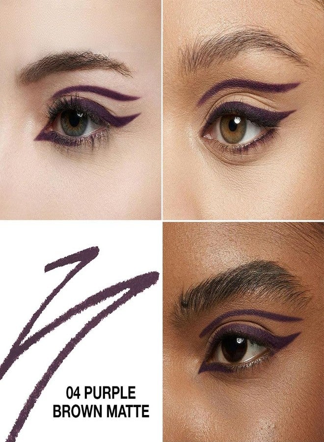 QIDSTERS Mauve Taupe Matte Gel Eyeliner Pencil, Multi-Use Waterline Eyeliner with Sharpener, Sharpenable Eye Liner Waterproof Smudge Proof, High Pigmented Eye Makeup Liners, Vegan & Cruelty-Free 04 - Image 3