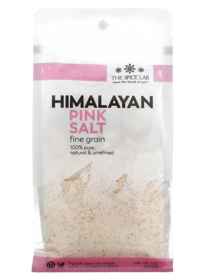 Spice Himalayan Pink Salt Fine Grain 1 lb (453 g)