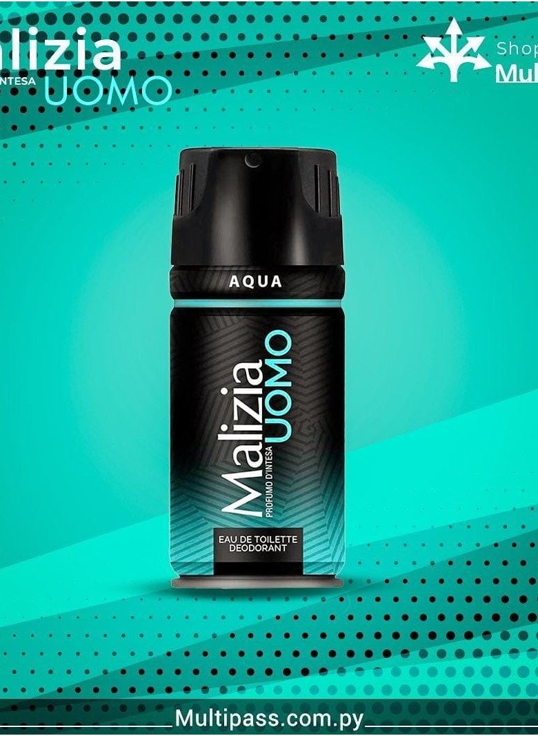 Malizia - Malizia Uomo Aqua Eau de Toilette Spray150 Ml - Image 1