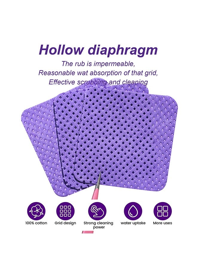 1200 Pcs Lint-free Nail Wipes, Three-Layer Super Absorbent Nail remover towel, Eyelash Extension Wipes for Nail Art (Purple) - Image 5