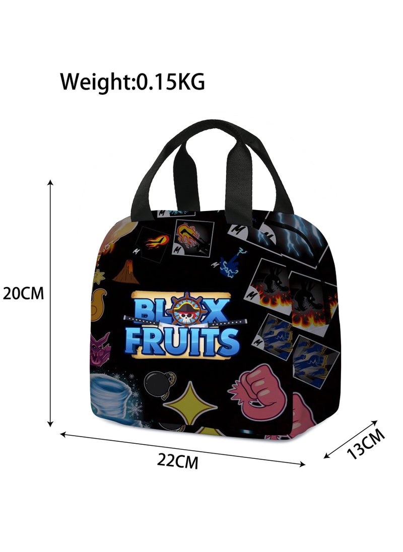 Blox - Blox Fruits Cartoon Lunch Bag Meal Bag - Image 1