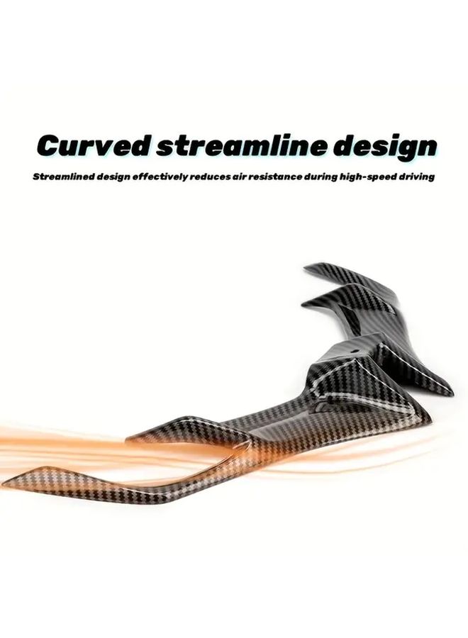 Carbon Fiber Color Motorcycle Front Wing Spoiler Aerodynamic Airfoil Winglet Lower Protection Guard - Image 5