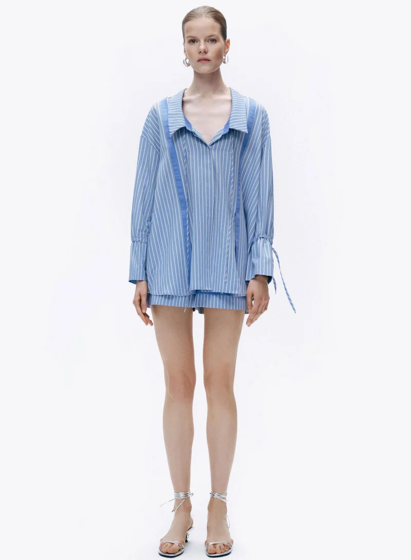 Nocturne Shirt with Woven Label Details