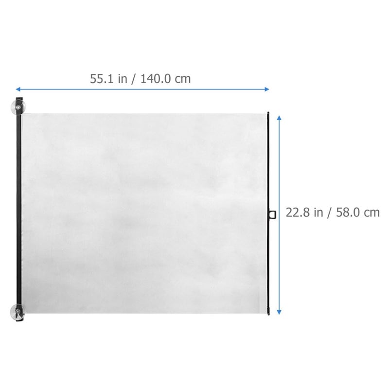 Retractable Car Windshield Sunshade 58x140cm UV Protection Heat Insulation For Summer - Image 3