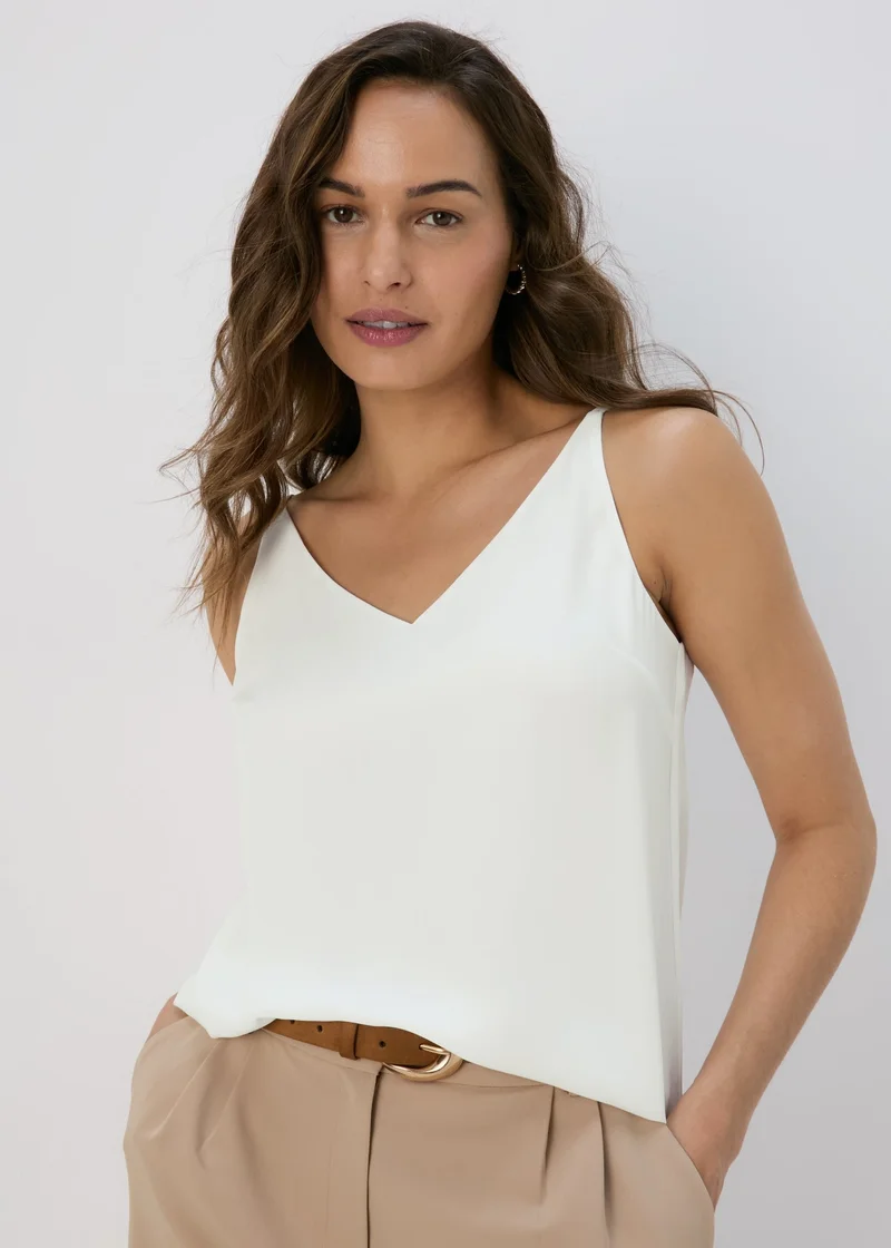Matalan Et Vous Cream Cami Top
