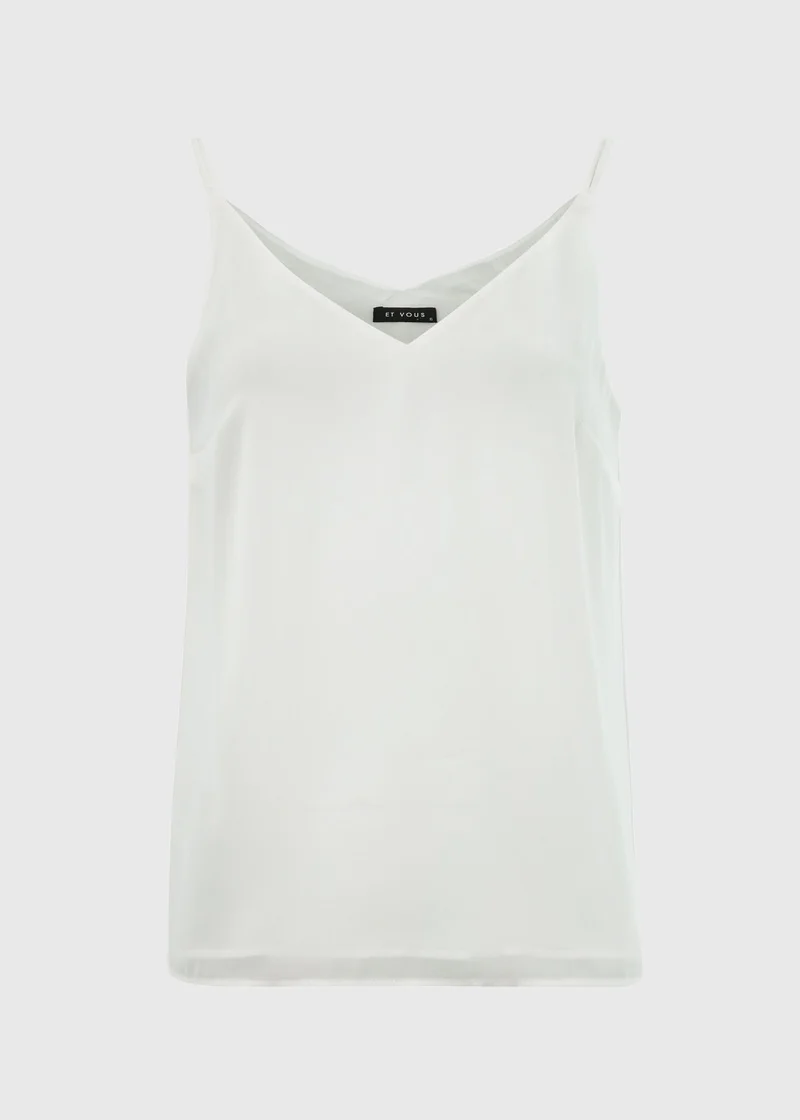 Matalan Et Vous Cream Cami Top