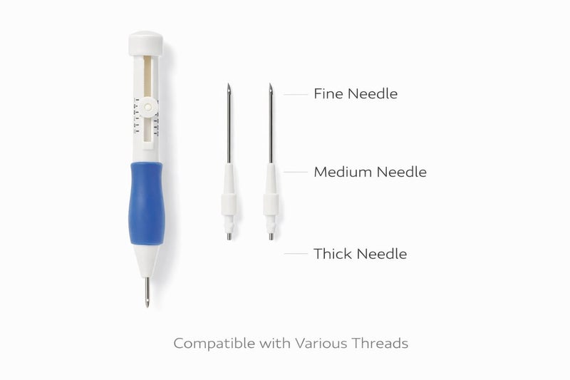 Golden Phoenix Punch Needle Embroidery Set with Adjustable Punch Needle Pen, Ergonomic Grip & Interchangeable Needles – Ideal for Beginners & DIY Craft Projects - Image 5