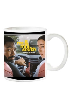 Story Of Candle Ceramic mug with the “Mr Mrs Smith” design printed in white  - Image 1