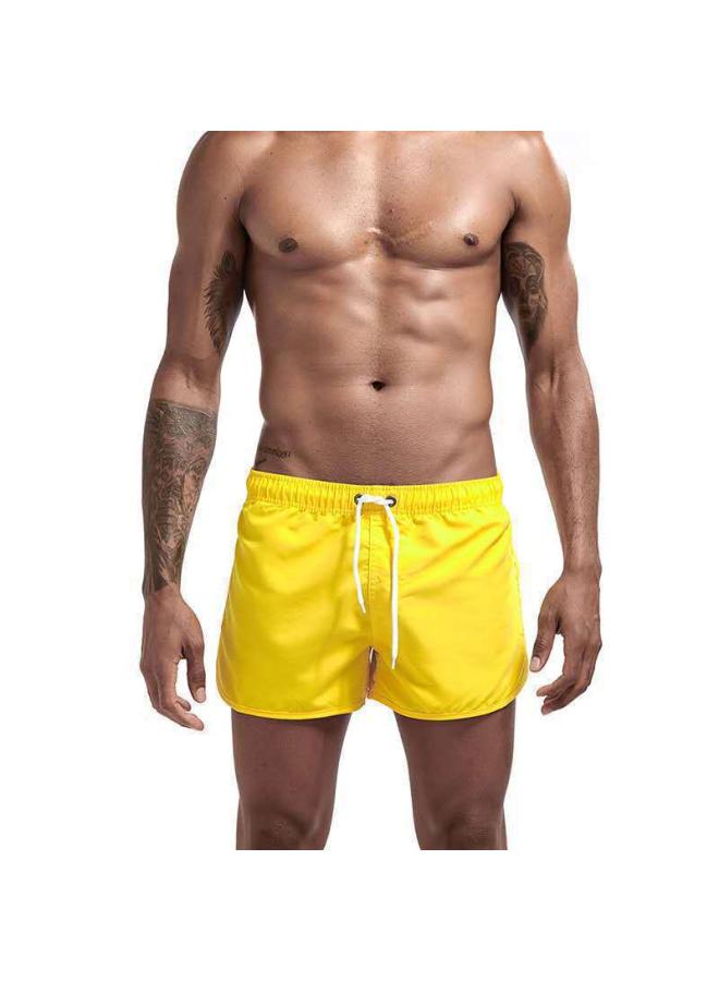 European And American Summer Beach Shorts Men's Breathable Casual Solid Color Running Training Sports Shorts