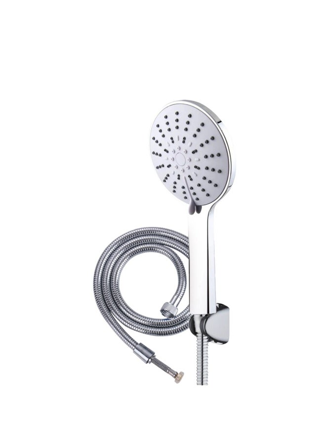 Nero Round High Pressure Handheld Shower with Ergonomic Handle Silver 140 x 280 x 70 cm MU-4102