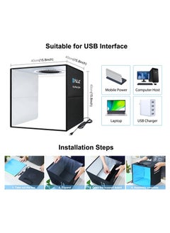 PULUZ Folding Portable 40cm Photo Lighting Studio Shooting Tent Box  - Image 2