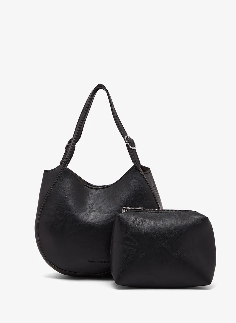 Ginger Hobo Bag with Pouch & Shoulder Strap
